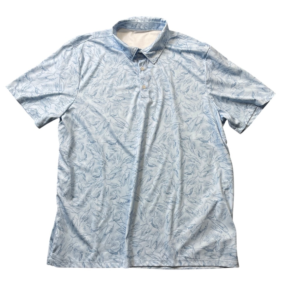 HUK Polo XXL Fishing Short Sleeve 100% Polyester‎